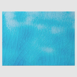 Türkisfarbene Risse aus Porzellan mit Risse Seidenpapier