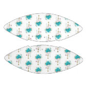 Türkisfarbene Rose mit Tasten Football (Paneele)