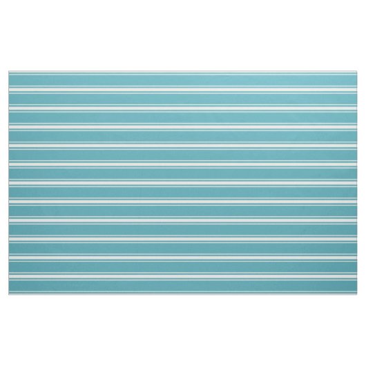 Türkisfarbene Streifen Stoff (Yard (91,4 cm))