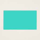 Türkisfarbene und Aquamarine leere Visitenkarten (Vorderseite)