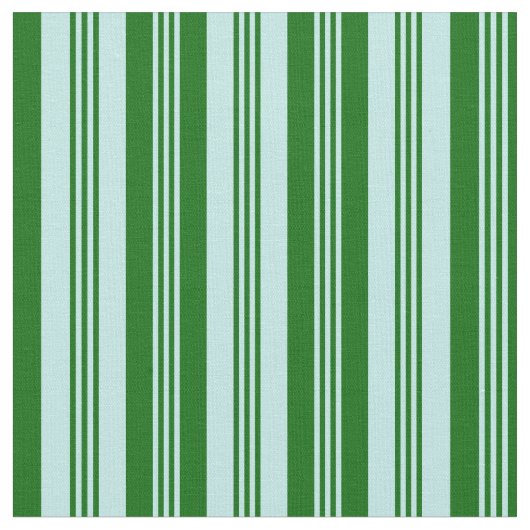 Türkisfarbene und dunkelgrüne Linien Stoff (Nahaufnahme)
