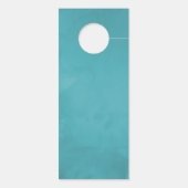 Türkisfarbene und gelbe Blumenhochzeiten stören ni Türanhänger (Rückseite)