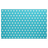 Türkisfarbene und weiße Punkte aus Stoff (Fat Quarter (45,7 x 55,9 cm))