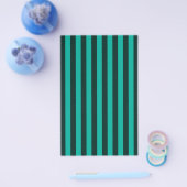 Türkisfarbene vertikale Streifen passen sich das a Flyer (Einzeln)