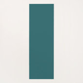 Türkisfarbener Abstrakter Korb Yogamatte (Rückseite)