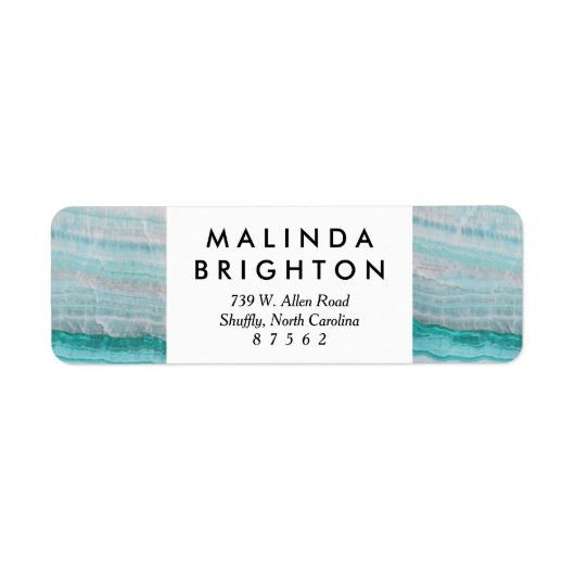 Türkisfarbener Granitstein Gesteinsschichten Wave (Vorne)