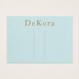 Türkisfarbener Lederhaar