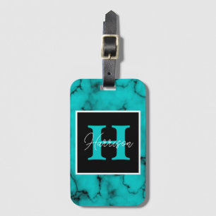 Türkisfarbener Marmor Ausgeklügelter Gepäckanhänge Gepäckanhänger
