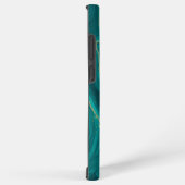 Türkisfarbener Marmorboden mit Gold Samsung Galaxy Hülle (Rechte Seite)