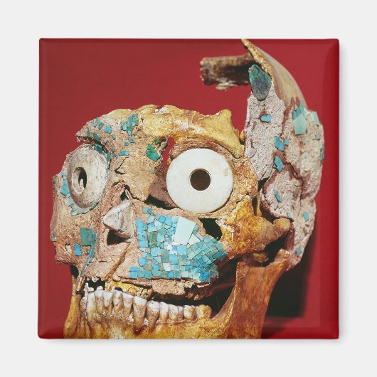 türkisfarbener Mosaik Magnet (Vorne)