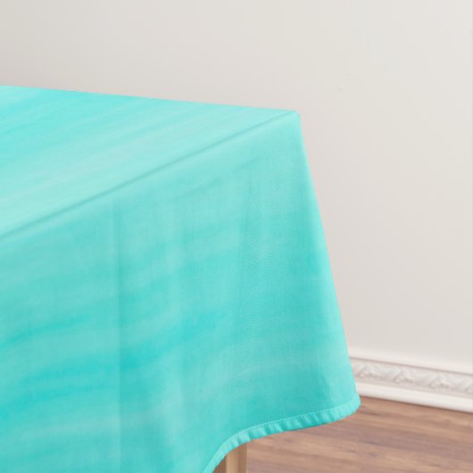 Türkisfarbener Ozean Sommer Tischdecke (Beispiel)