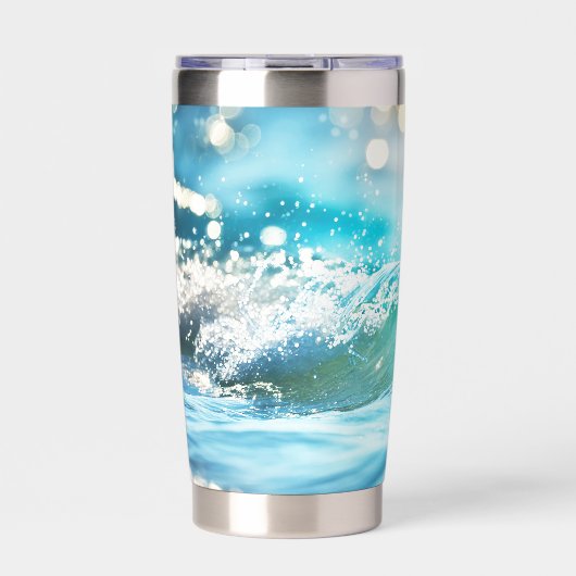 Türkisfarbener Ozean Thermobecher (Vorderseite)