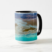 Türkisfarbener See Tekapa Südliche Alpen Panorama Tasse (VorderseiteRechts)