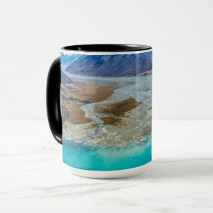 Türkisfarbener See Tekapa Südliche Alpen Panorama Tasse