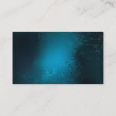 Türkisfarbener Steampun-Hintergrund mit Gänsen Visitenkarte (Rückseite)