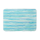 Türkisfarbener Strand Badematte (Vorderseite)