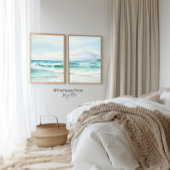 Türkisfarbener Strand Druck 1 von 3 Poster