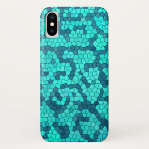 Türkisfarbenes Aquamarines blaues Muster Case-Mate iPhone Hülle