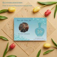 Türkisfarbenes Blau Glitter Paris Duftstudio Sweet