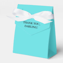 Türkisfarbenes Danke-Schatz-Geschenkbox