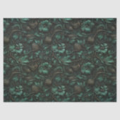 Türkisfarbenes Dekopapier Seidenpapier (Vorderseite)