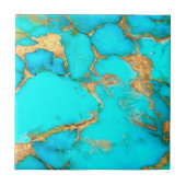 türkisfarbenes Foto Fliese (Vorderseite)