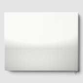 Türkisfarbenes Foto Gästebuch (Rückseite)