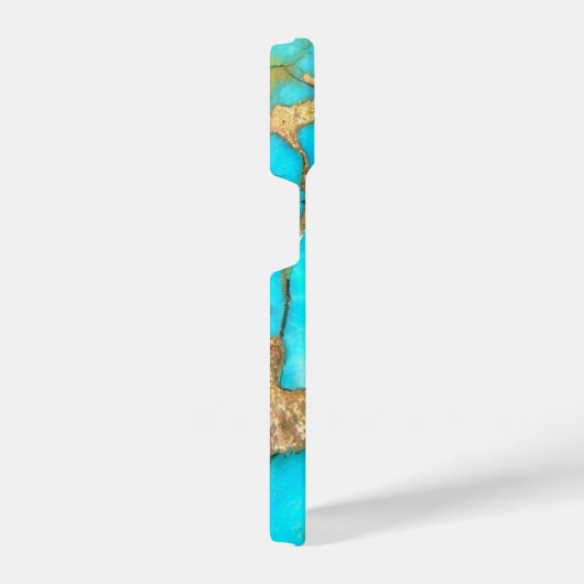 türkisfarbenes Foto iPhone Hülle (Rechte Seite)