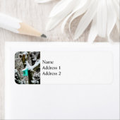 Türkisfarbenes Geburtshaus im Winter (Insitu)