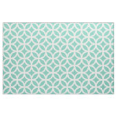 Türkisfarbenes geometrisches Muster Stoff (Fat Quarter (45,7 x 55,9 cm))