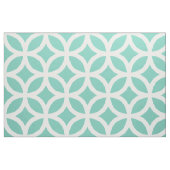 Türkisfarbenes geometrisches Muster Stoff (Fat Quarter (45,7 x 55,9 cm))