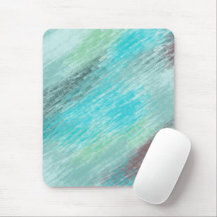 Türkisfarbenes, grünes und mauvefarbenes Marmor-Ab Mousepad