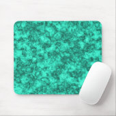 Türkisfarbenes, helles Marmormuster Mousepad (Mit Mouse)