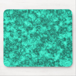 Türkisfarbenes, helles Marmormuster Mousepad