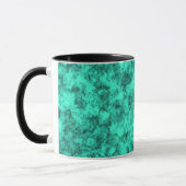 Türkisfarbenes, helles Marmormuster Tasse (Links)