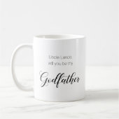 Türkisfarbenes Herz wirst du mein Vater-Vorschlag Kaffeetasse (Links)