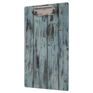 Türkisfarbenes Holzdesign Vintages Shabby Chic Ges Klemmbrett