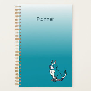 Türkisfarbenes Hunde Agenda Planer