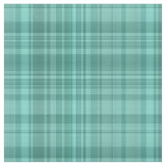 Türkisfarbenes Kariertes Stoffmuster Stoff (Nahaufnahme)