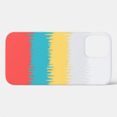 Türkisfarbenes Korallenmuster Case-Mate iPhone Hülle (Rückseite (Horizontal))