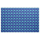 Türkisfarbenes Küstenmuster des Seepferds Stoff (Yard (91,4 cm))