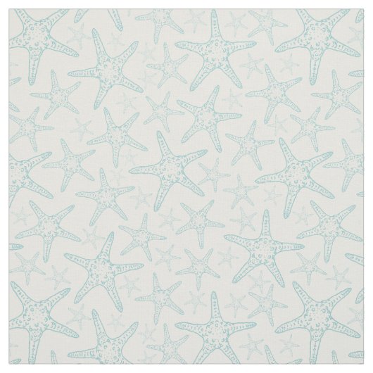 Türkisfarbenes Küstenmuster Stoff (Muster)