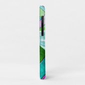 Türkisfarbenes Limones Mädchenvolleyball Case-Mate iPhone Hülle (Hinten/Links)