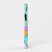 Türkisfarbenes Limones Mädchenvolleyball Case-Mate iPhone Hülle (Hinten/Rechts)