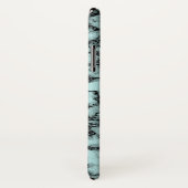 Türkisfarbenes Marmormuster Case-Mate iPhone Hülle (Hinten/Rechts)