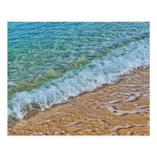 Türkisfarbenes Meer Poster