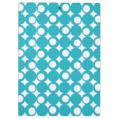 Türkisfarbenes Mod Ball Design @ Emporio Moffa Klemmbrett (Rückseite)