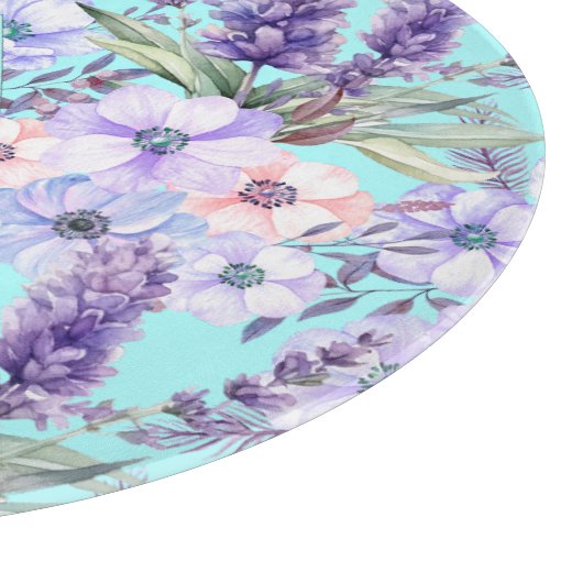 Türkisfarbenes Muster des Musters für das Muster d Schneidebrett (Ecke)