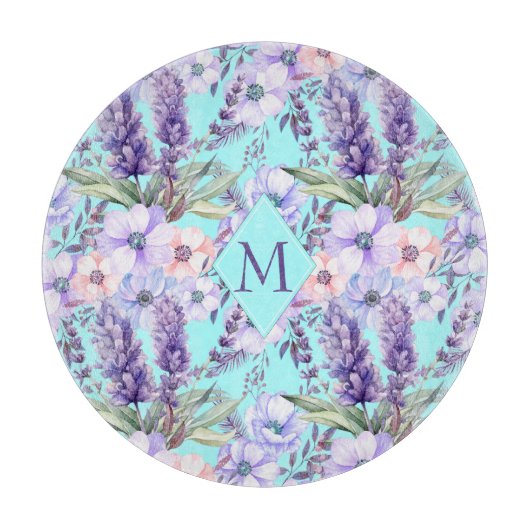 Türkisfarbenes Muster des Musters für das Muster d Schneidebrett (Vorderseite)