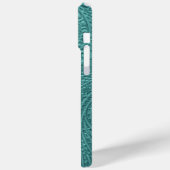 Türkisfarbenes Muster für Western Case-Mate iPhone Hülle (Rückseite / Links)